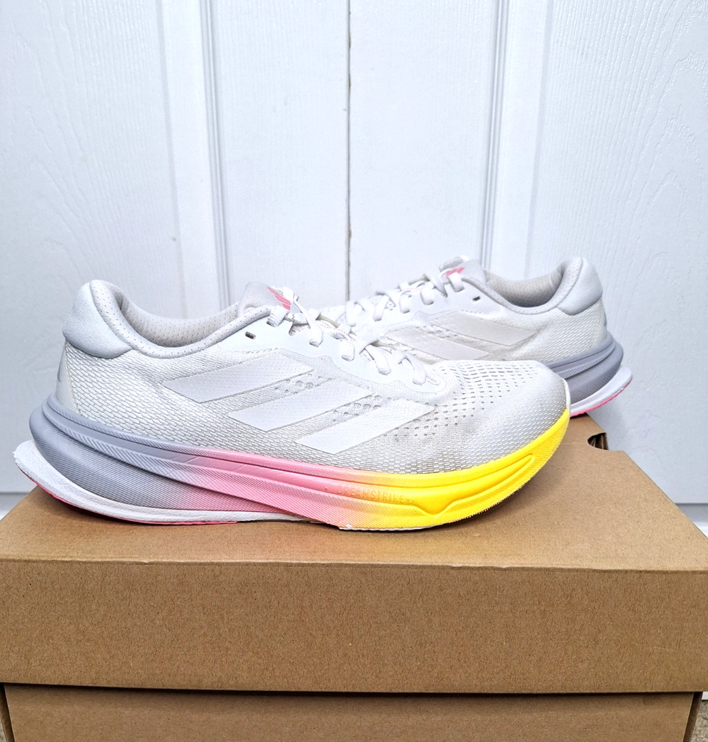 Adidas Supernova Rise Cloud White Lucid Pink JH5200 sz 8.5 Women's